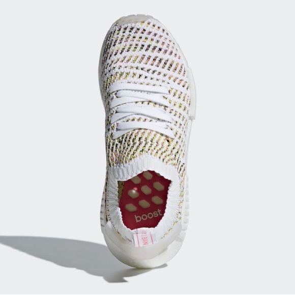 Adidas Originals NMD R1‎ Solar Multi Primeknit Shoes sz 6,5 - Picture 4 of 10
